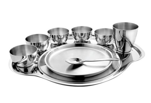 Shri & Sam Nifty Stainless Steel Thali - Image 2